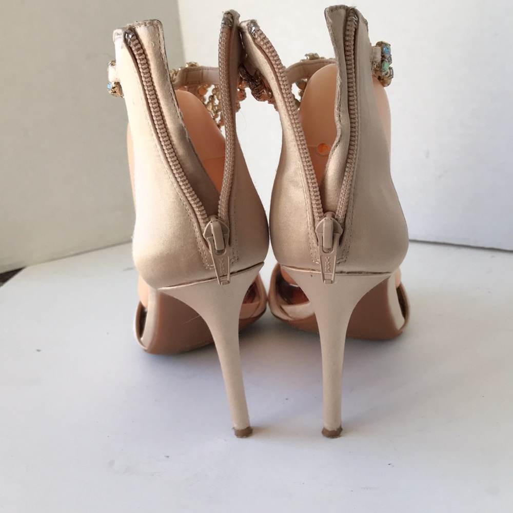 Gianni Bini satin heels Sz 8.5 - Picture 3 of 12